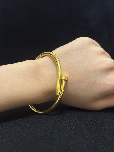 Nail Bangle Stainless Steel